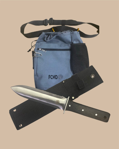 FCMD Finds Pouch with Tactical Belt and Hori Knife