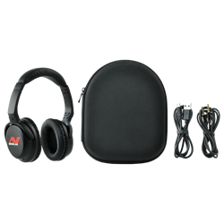Minelab ML 80 Equinox Bluetooth Wireless Low Latency Headphones, Case, 1/8″ Plug
