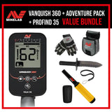 Minelab Vanquish 360 + Adventure Pack & ProFind 35