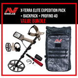 Minelab X-TERRA ELITE Expedition Pack + Backpack & ProFind 40