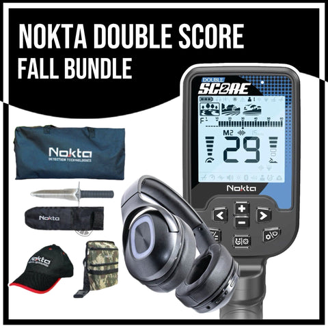 Nokta Double Score Fall Bundle - Includes serious Beginner Pack & Free BT Headphones
