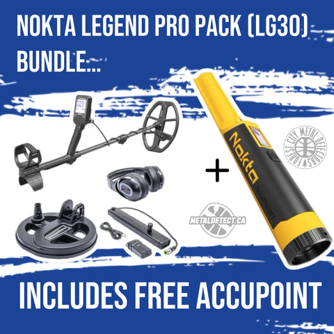 Nokta Legend (LG30) Pro Pack Bundle w/ Free AccuPoint