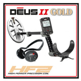 XP Deus II GOLD with High Frequency Coil and Wireless Stereo Headphones