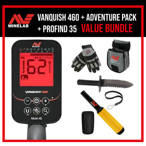 Minelab Vanquish 460 + Adventure Pack and ProFind 35