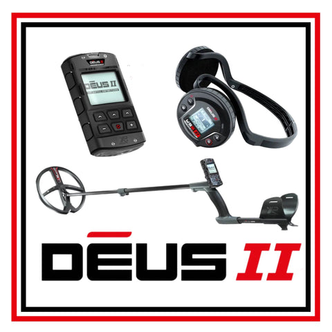 XP Deus II with 11″ Multi-Frequency Coil and WS6ST Wireless Stereo Headphones