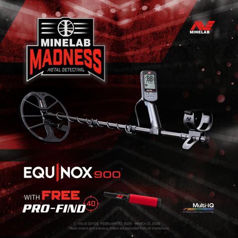 Minelab Equinox 900 with FREE Profind 40