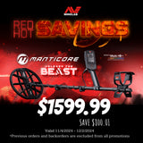 Minelab Manticore EOY Promo