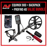 Minelab Equinox 900 +  Backpack & ProFind 40