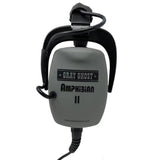 DetectorPro Gray Ghost Amphibian II Waterproof Headphones for Nokta Simplex, Legend, Kruzer and Anfibio