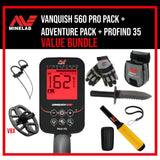 Minelab Vanquish 560 Pro Pack + Adventure Pack & ProFind 35