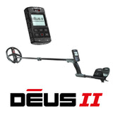 XP Deus II with 9″ Multi-Frequency Coil and Wireless Headphones and MI-6 Pinpointer