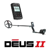 XP Deus II with 11″ Multi-Frequency Coil and Wireless Headphones and MI-4 Pinpointer