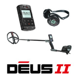 XP Deus II with 13×11″ Multi-Frequency Coil, Remote, and Wireless Headphones