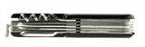 16-IN-1 Black Multi-Function Knife